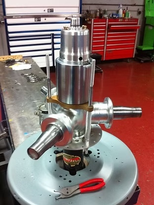 Propeller component work inside the Stallings shop
